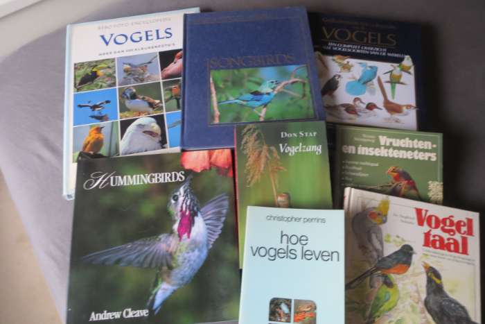 diverse vogelboeken te koop