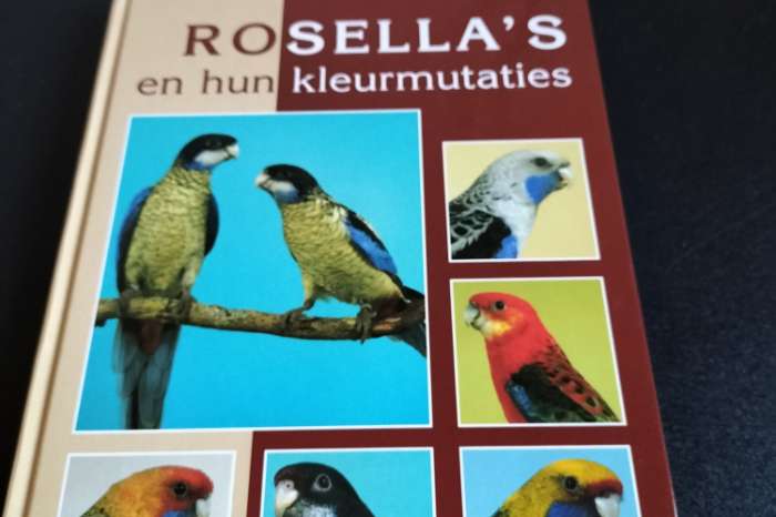 boek over rosellas en hun mutaties