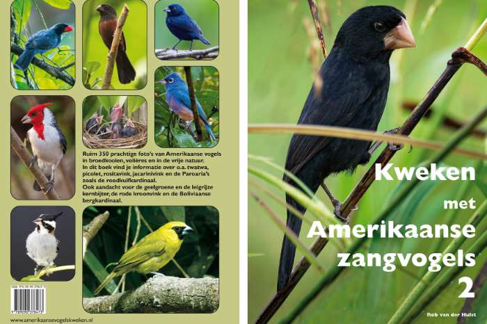 nieuw boek over de kweek van vogels, bruikbaar voor soorten