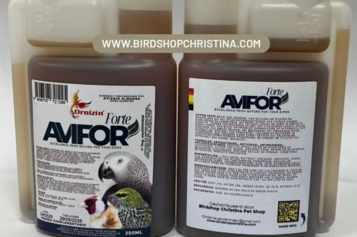 avifor forte 250ml - ornizin - voor alle vogels - goed v