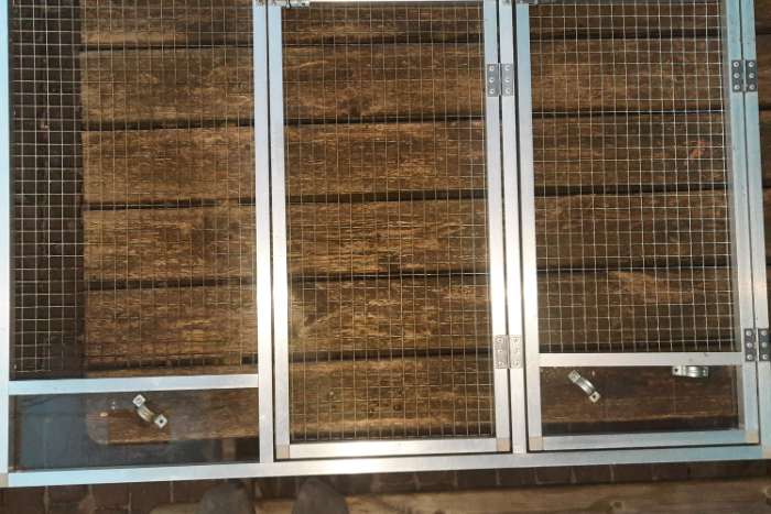 14 aluminium kweek-uitvlieg-kooi-panelen/voorfronten.