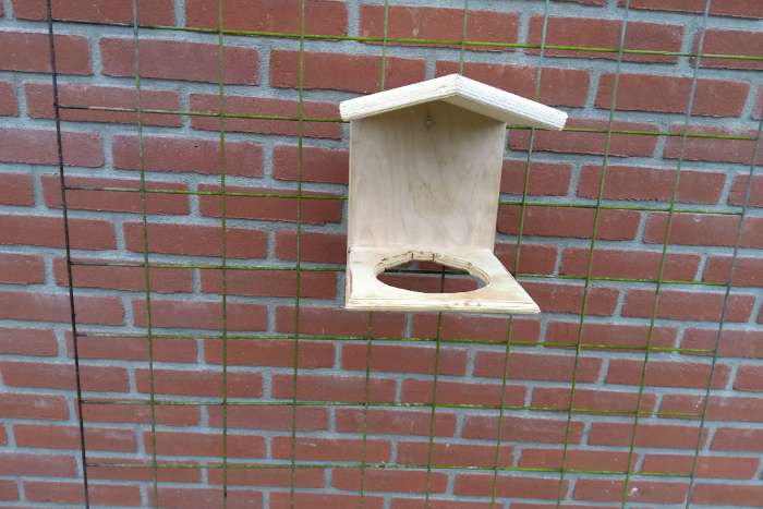 4 berken nestkappelletjes voor bv goudvink.putters .enz
