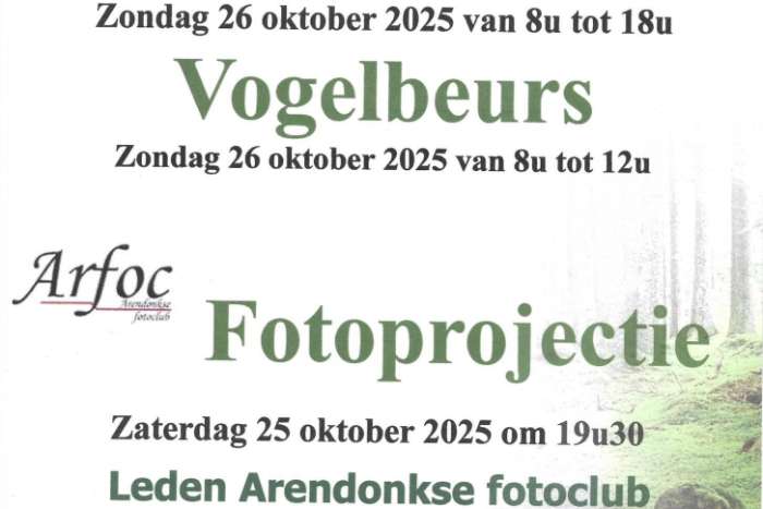 vogelshow de distelvink - arendonk