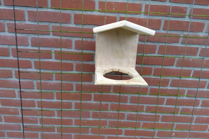4 berken nestkappelletjes voor bv goudvink.putters .enz