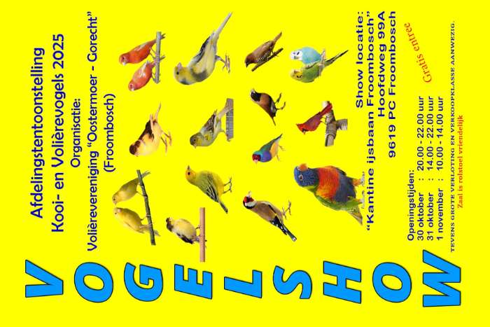 vogelshow oostermoer-gorecht