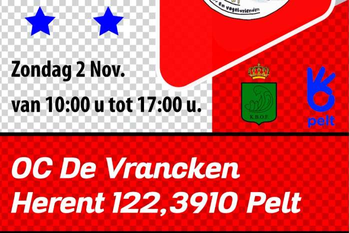 grote vogelshow pelt