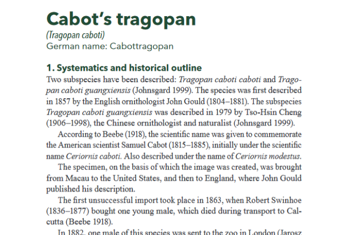 pheasants of the old world