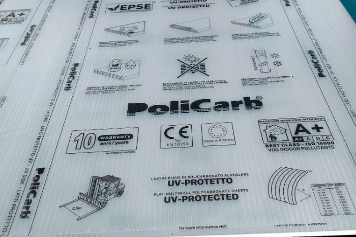 polycarbonaat platen