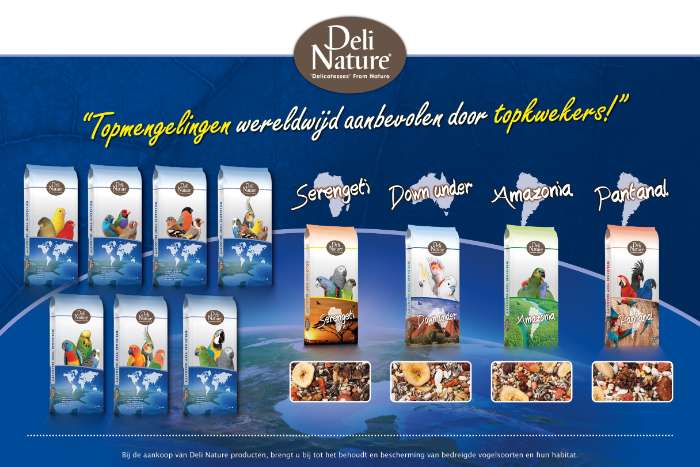 10% korting op deli nature grootverpakkingen bij kanariefarm.nl