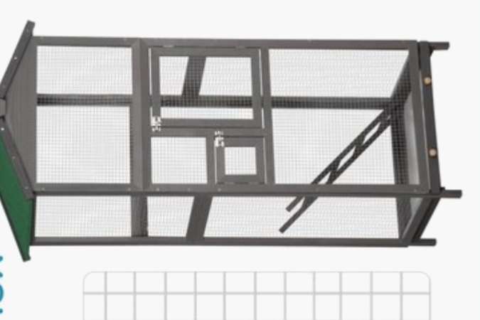 houten volière nieuw