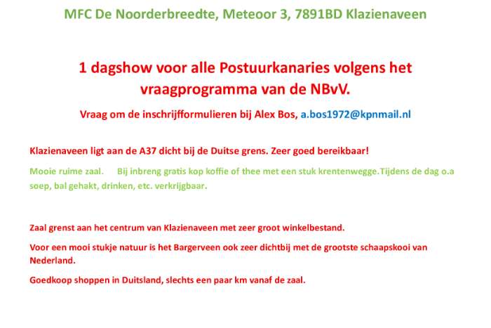 internationale postuurdag klazienaveen