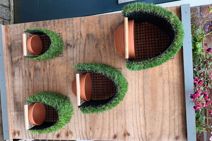 nestkasten voor kooien en volieres.