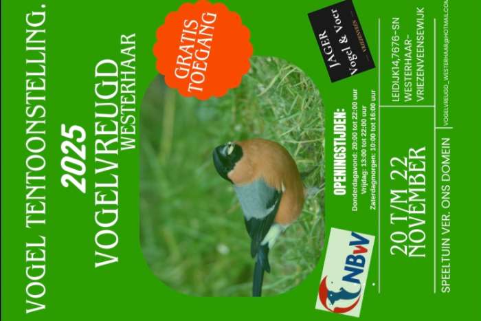 vogelvreugd westerhaar 54 ste vogelshow