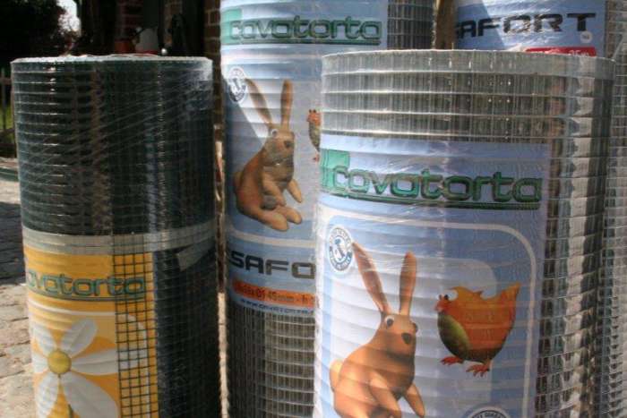 volièregaas zwart , groen en verzinkt