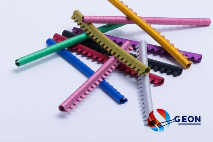 aluminium genummerde knijpringen