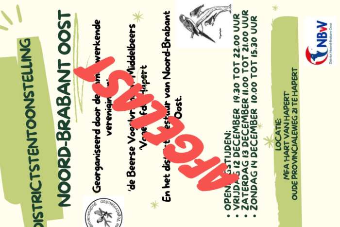 district brabant oost afgelast