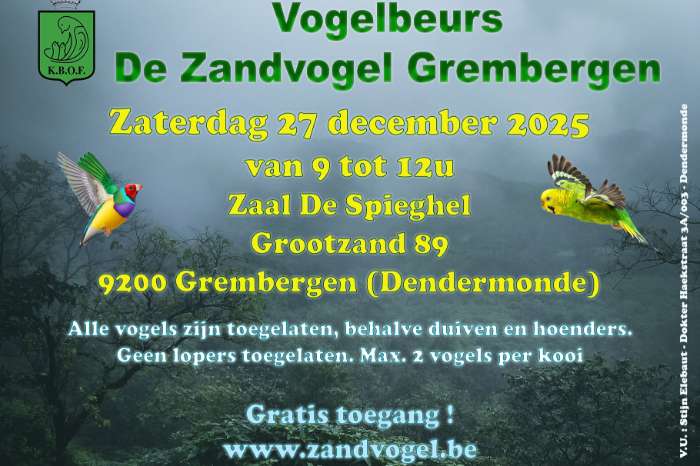 vogelbeurs dendermonde