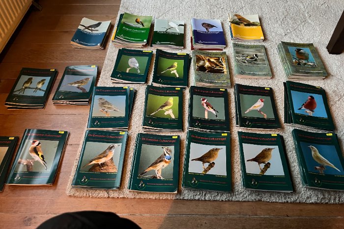 diverse jaargangen vogeltijdschriften bec, sec, witte spreeuwen