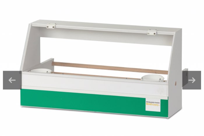 voederbakken met vuilschuif 10 stuks