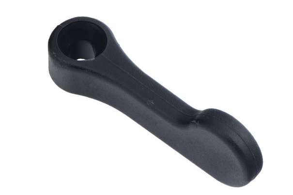 deursluiting 50 mm nylon zwart / wit