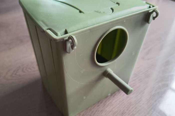 4 groene kunstof nestkasten