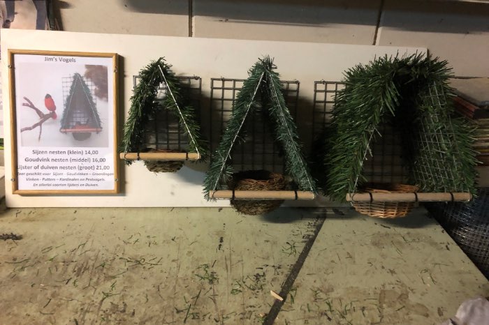 prachtige wildzang nesten