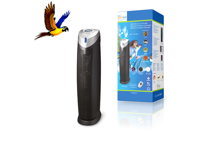 luchtzuiveraar speciaal voor vogelverblijven progenion pr-940uv