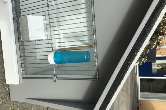 zangvogel kooi van degelijke kwaliteit,weersbestendig.