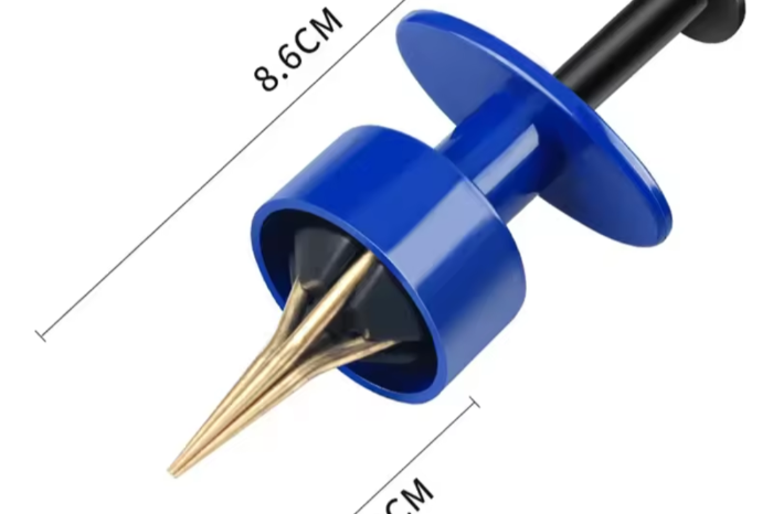 tangetje om ventiel slangetje over de ringen te plaatsen