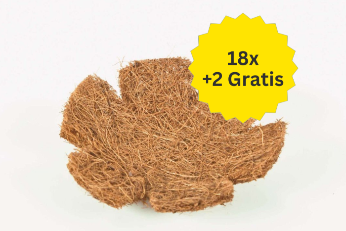 inlegnest kokos – inlegmatje cocos – 20 stuks