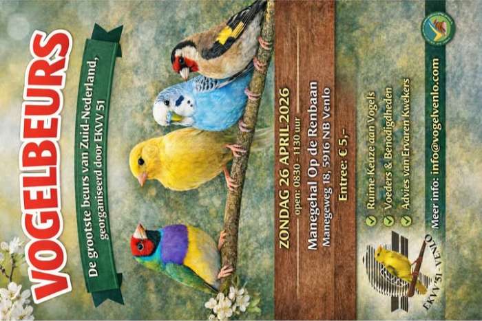 grootste vogelbeurs van zuid nederland