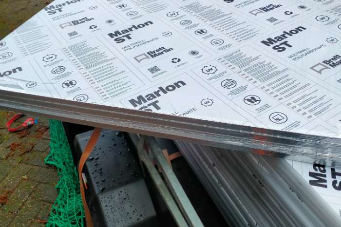 polycarbonaat platen 16 mm nieuw