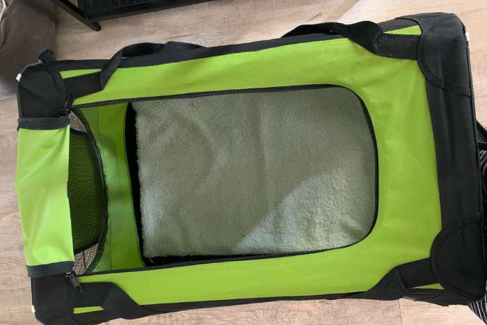 opvouwbare honden reis bench