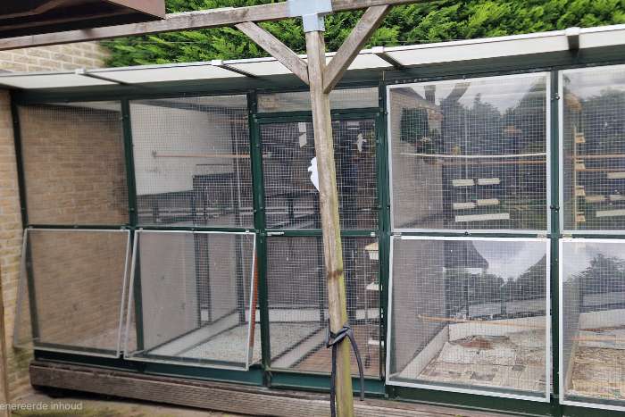 aluminium tuin volière