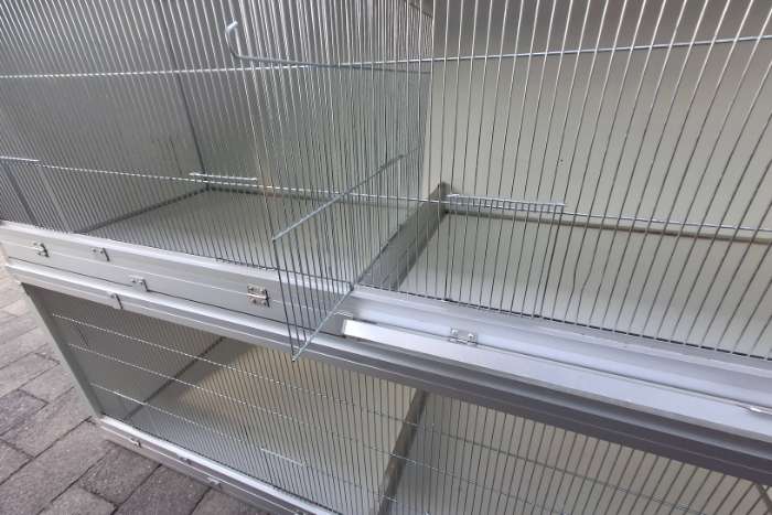 2 alu/trespa kweekkooien 190x65x65 cm