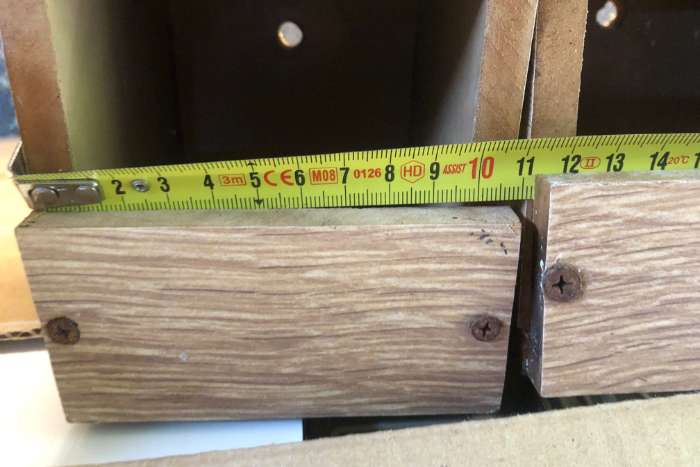 12 st tropen vinken meesjes nestkastjes van parket hout gemaakt