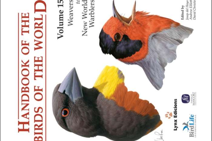 handbook of the birds of the world, vol 15, weavers to new world