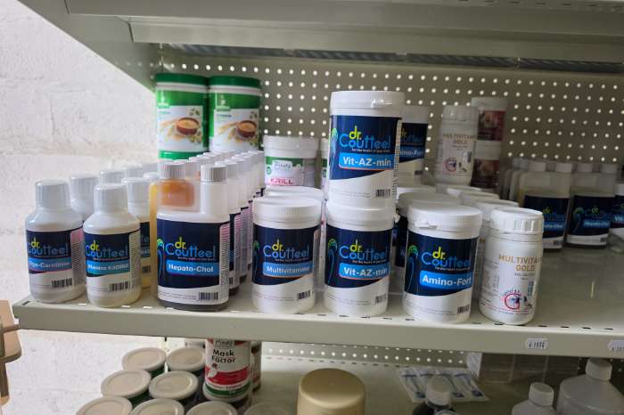 lijst producten dr coutteel - giantel