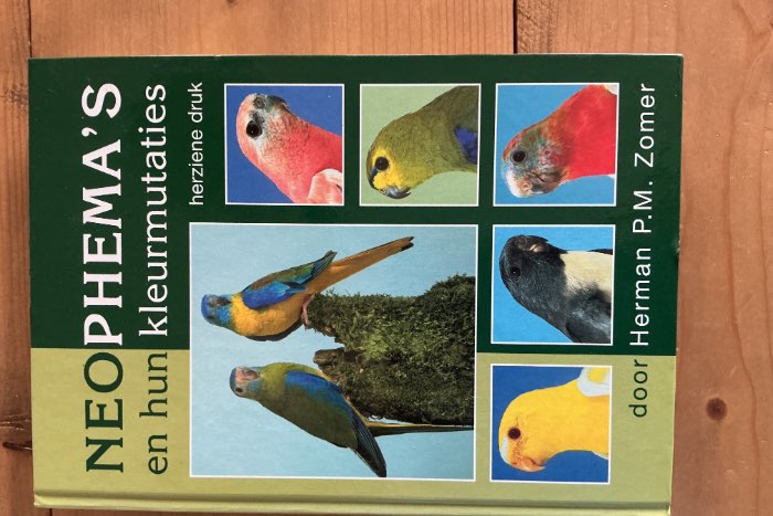 serie boeken herman p.m. zomer parkieten en hun kleurmutaties