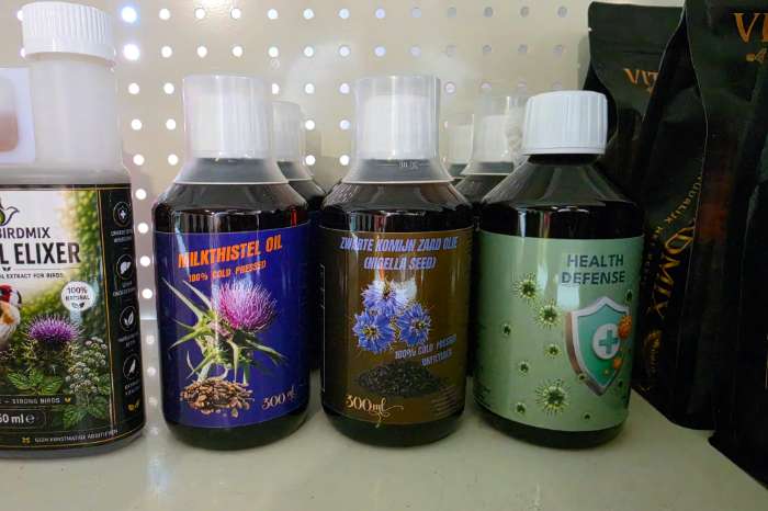 herb bird mix, producten recht uit de natuur