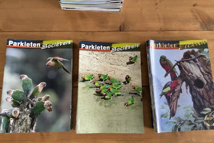 jaargangen parkieten sociëteit