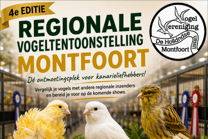 regionale vogeltentoonstelling montfoort! doe jij ook mee?