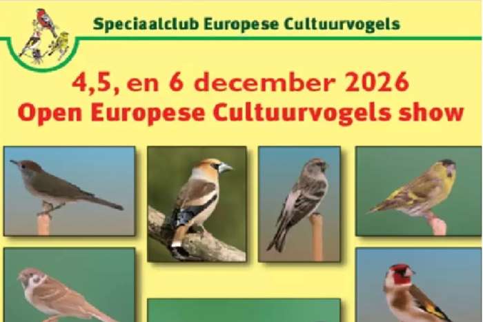 grootste europese cultuurvogelshow van de benelux