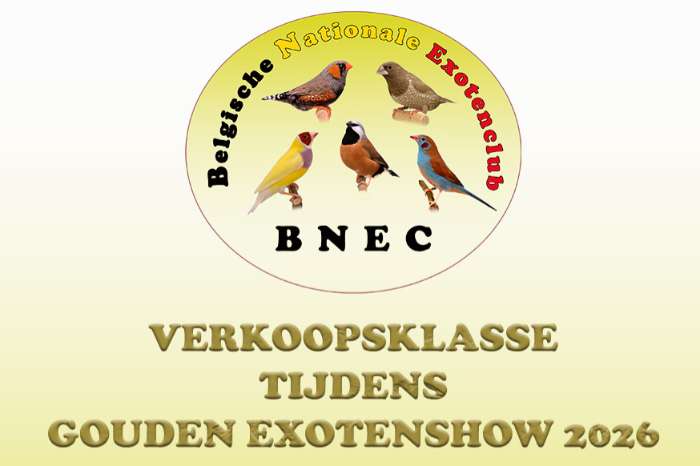 vogelbeurs exoten/tropen bnec - 26/27 september 2026