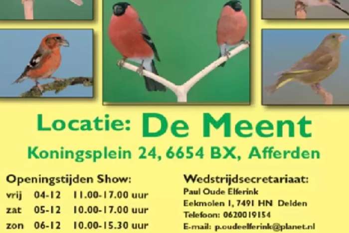 grootste europese cultuurvogelshow van nederland