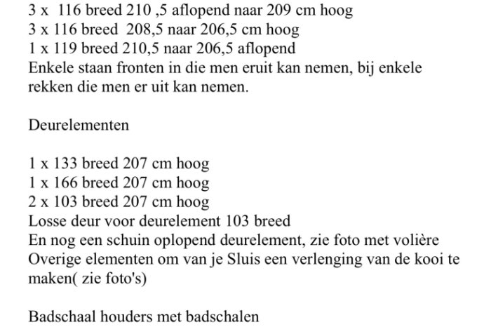 antraciet aluminium volière panelen