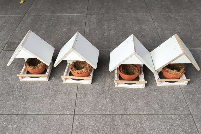 nestkasten, goudvinken, putters