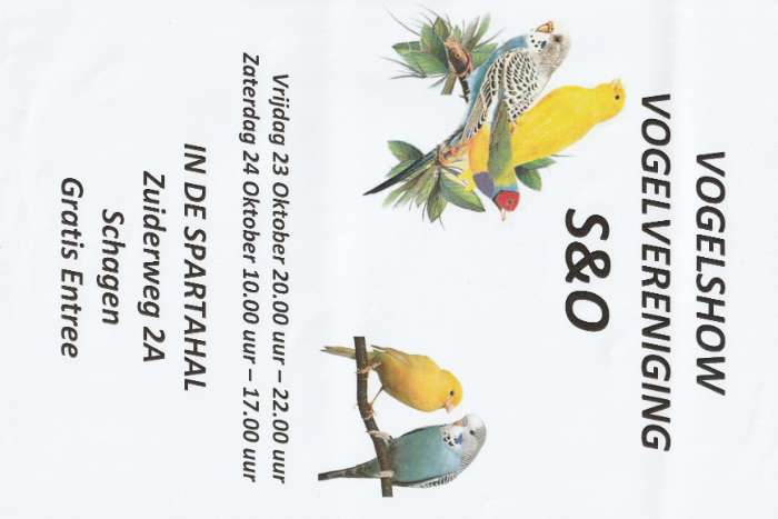 vogelshow schagen & omgeving
