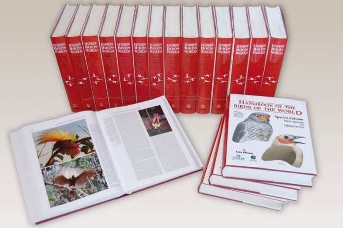 handbook of the birds of the world (volume 7 t/m 15 - 9 delen)