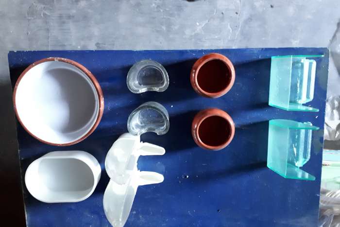 diverse vogelkweek materialen